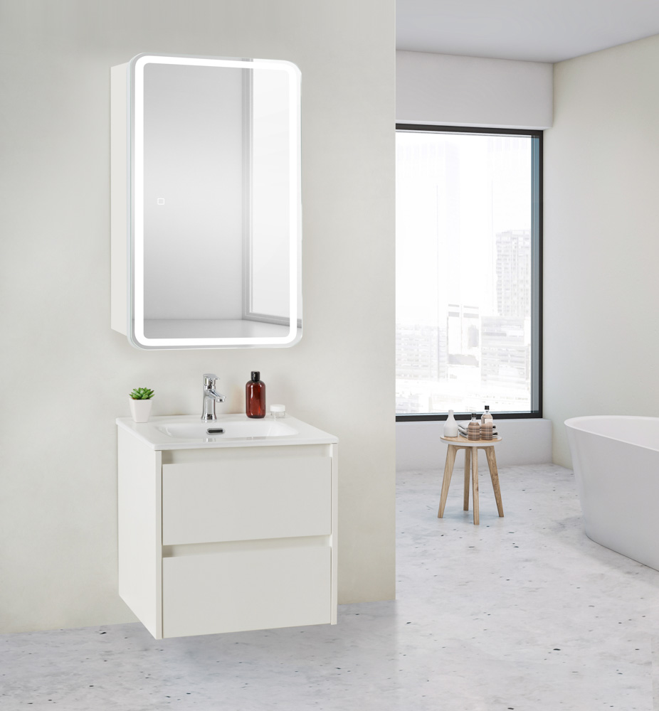 Приобрести belbagno зеркало-шкаф 50х80 см spc-mar-500/800-1a-led-tch