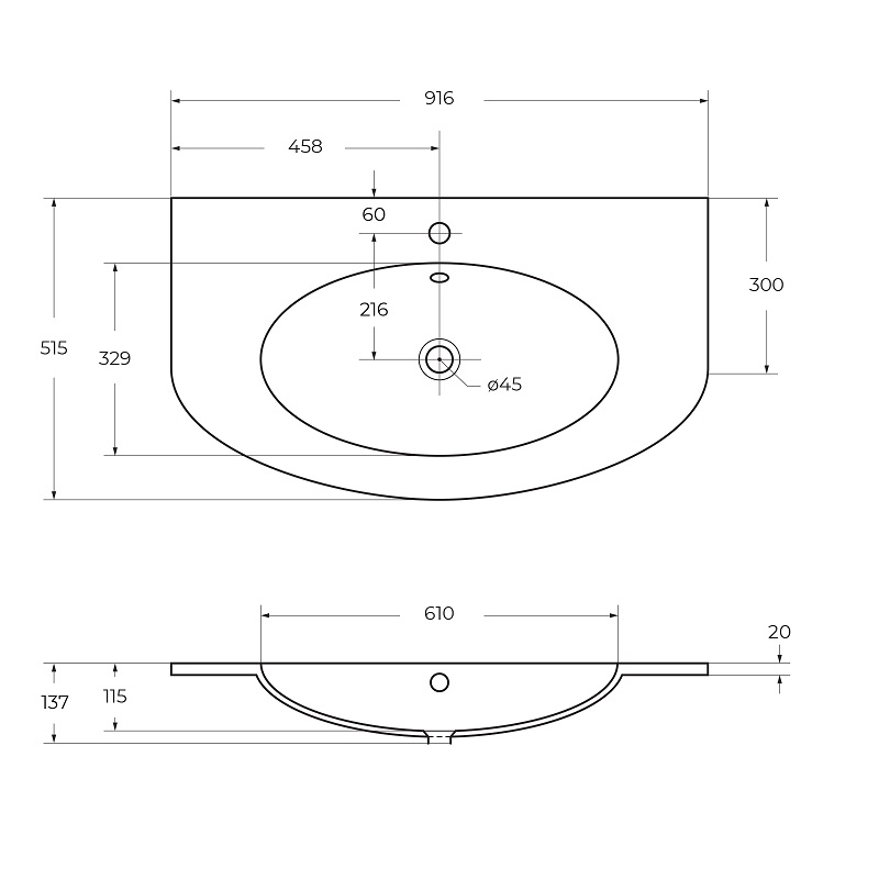 Приобрести cezares тумба подвесная с раковиной eden 91 см rovere tabacco, дерево 55073