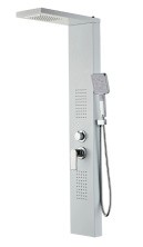 Душевая система ViEiR Shower System с гидромассажем 1282 мм, белая\хром VR26-F