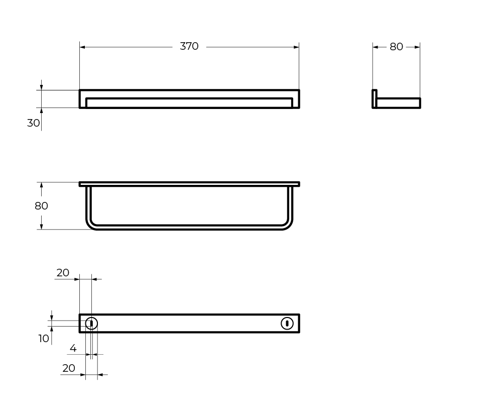 Приобрести cezares полотенцедержатель maxima 37 см, хром czr-f-8912a