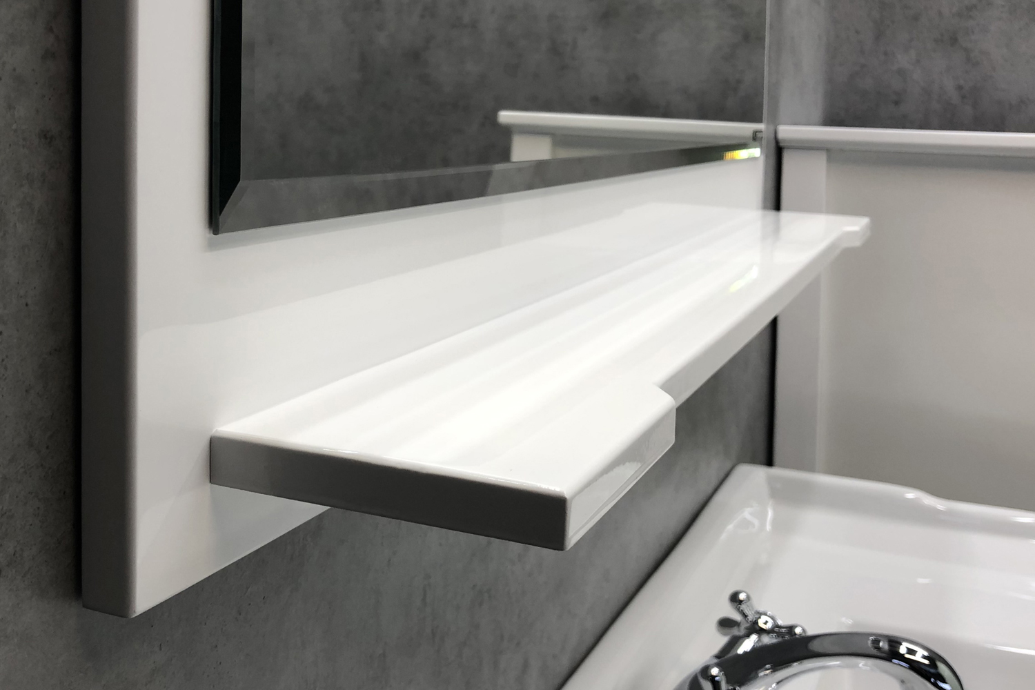 Приобрести сomforty зеркало "тбилиси-90" белый глянец