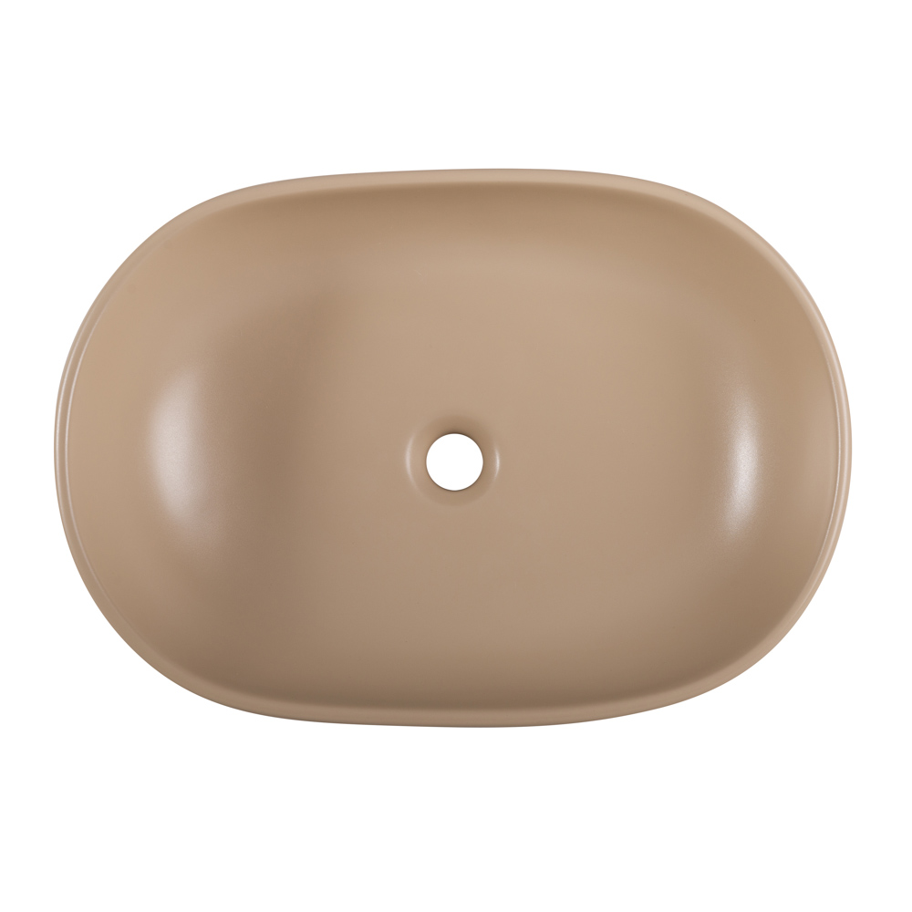 Приобрести belbagno накладная раковина 60х42 см, бежевая матовая bb1084-h316