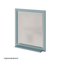 Caprigo Зеркало JARDIN 75 см, голубое, эмаль