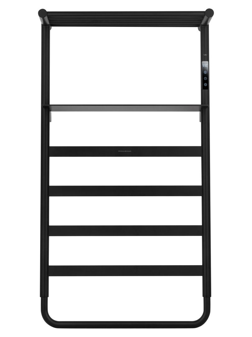 Приобрести полотенцесушитель электрический wonzon & woghand düsseldorf, черный матовый (ww-a208-mb)