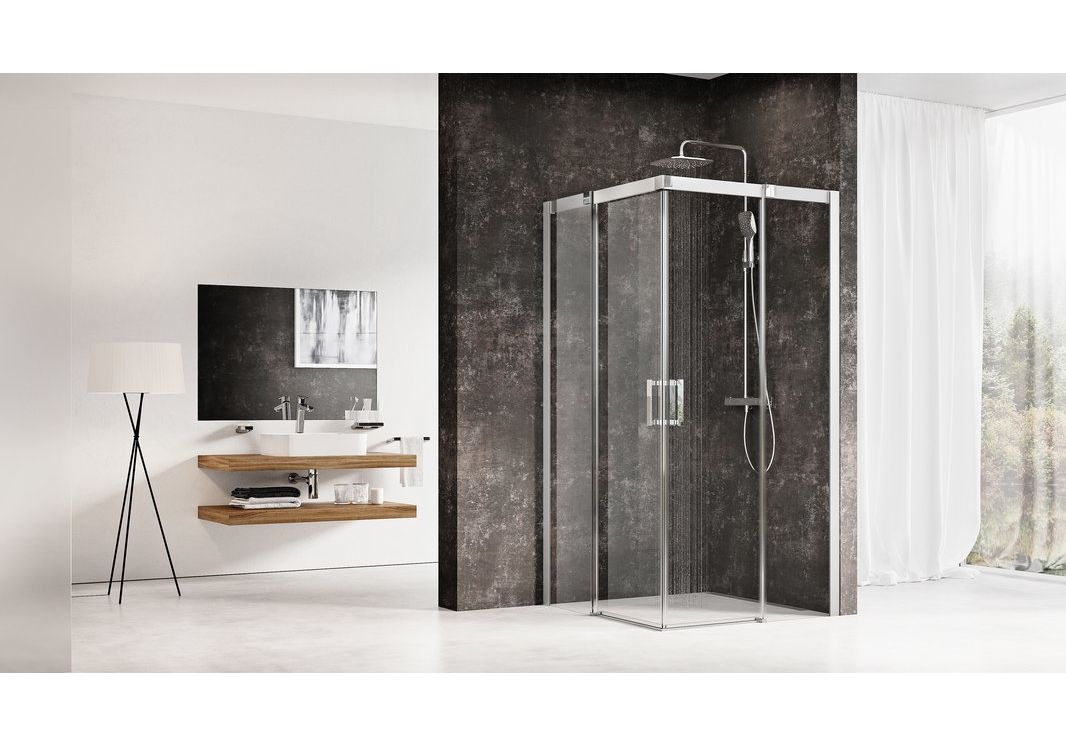 Приобрести ограждение душевое ravak matrix msrv4 90 см 1wv77c00z1 алюминий/прозрачное