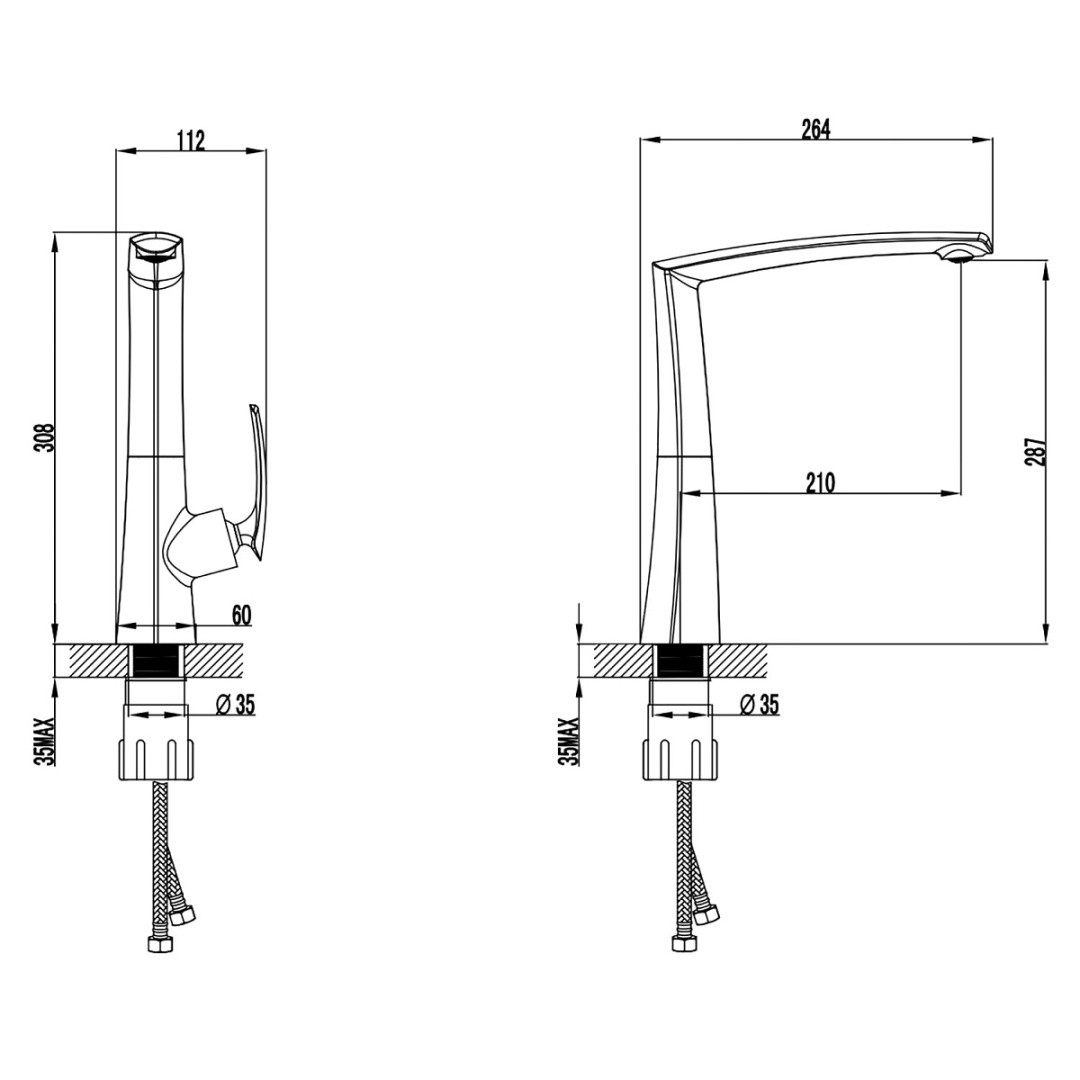 Приобрести azario смеситель для кухни reuleaux, 308 мм, хром az-vmf568296c