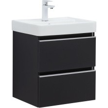 Aquanet Тумба с раковиной Вега 50 см, черный