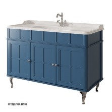Caprigo Тумба с раковиной напольная Borgo 120 см, темно синяя 33425-B136