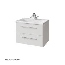 Caprigo Тумба с раковиной ACCORD 65 см, белая, эмаль