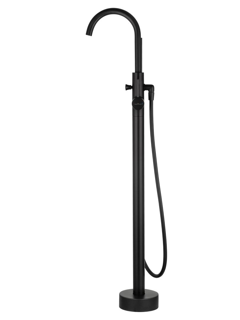 Приобрести смесители напольные для ванн и раковин wonzon & woghand stick, черный матовый (ww-88649017-mb)