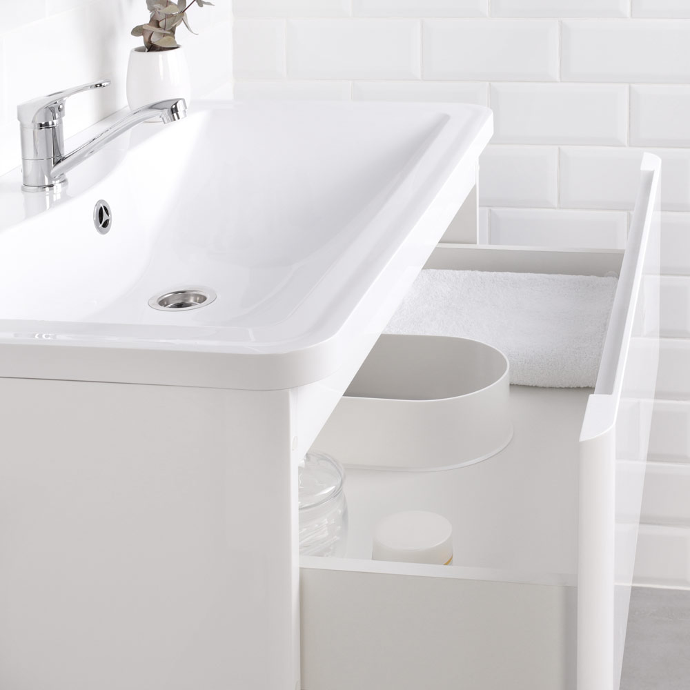 Приобрести тумба подвесная итана roberto 80 с раковиной adel 80, белый глянец