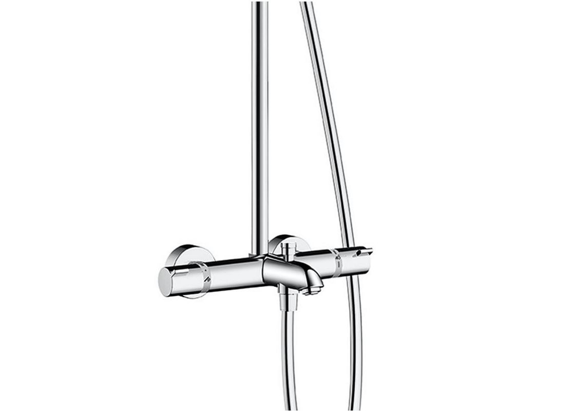 Приобрести душевая система с термостатом hansgrohe croma select 280 air 1jet showerpipe 26792000