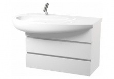 Тумба подвесная с раковиной Laufen Ilbagnoalessi One 90 см 4.2447.0.097.631.1, белый глянец