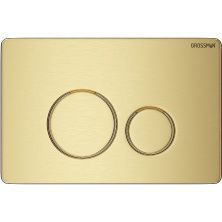 Grossman Клавиша смыва Style, матовое золото 700.K31.05.32M.32M