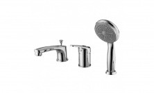 LEMARK Смеситель на борт ванны Luna, 3 отверстия, хром LM4145C