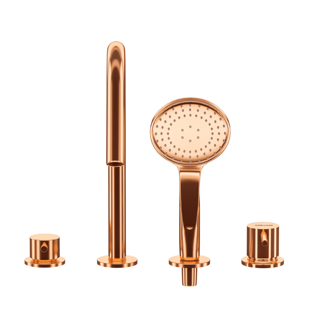 Приобрести cezares смеситель на борт ванны leaf-bvdm4-l-ss