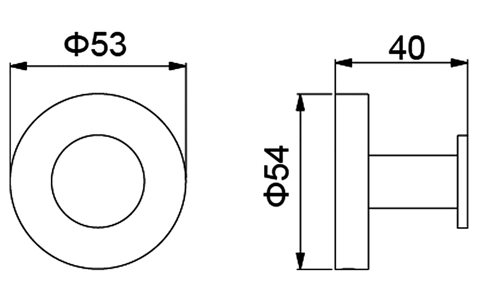 Приобрести крючок timo saona 13011/00 хром