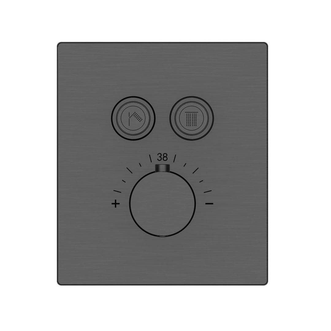 Приобрести vincea встраиваемая душевая система inspire, оружейная сталь vsfw-3i21t1gm