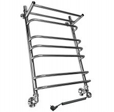 Двин Полотенцесушитель Q 500х1000 мм, электрический с полкой , хром 4627199316734