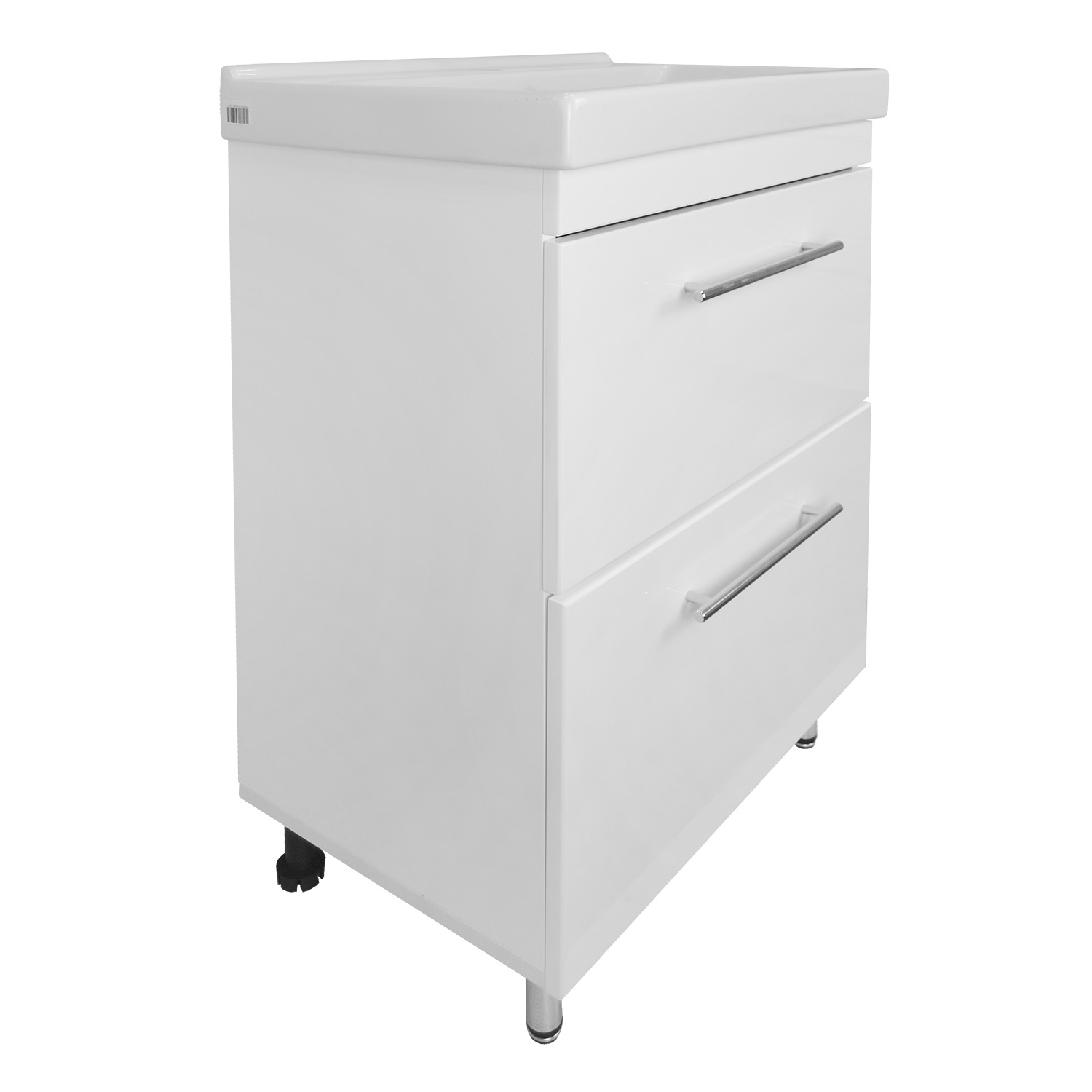 Приобрести loranto тумба напольная с раковиной karina 60/2н 60х85 см, белая (cs00086517)