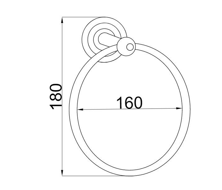 Приобрести boheme полотенцедержатель imperiale, золото\кристаллы 10405