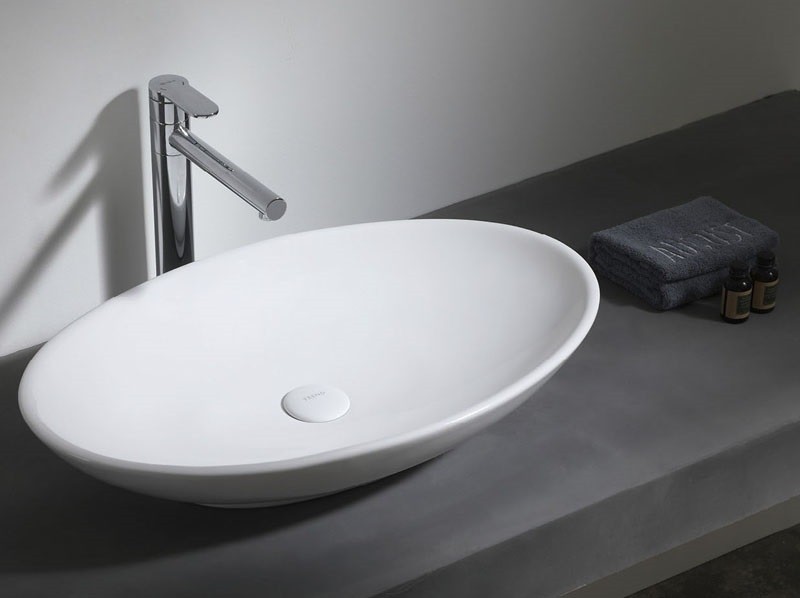 Приобрести azario раковина накладная 65,5х39,5 см, белая az- 40148