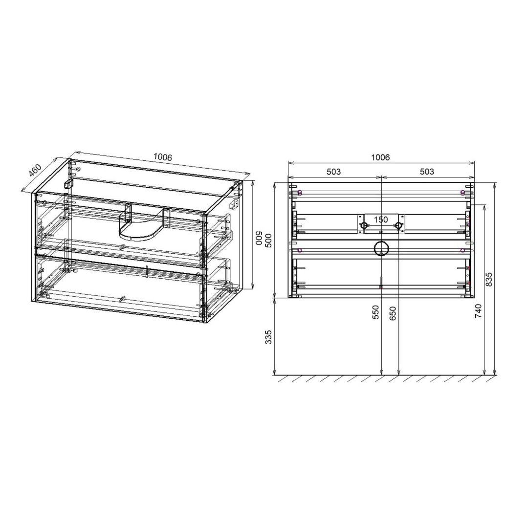 Приобрести vincea тумба подвесная gio 100 см, дуб табак с белой раковиной vmc-2g100to;vbs-13100