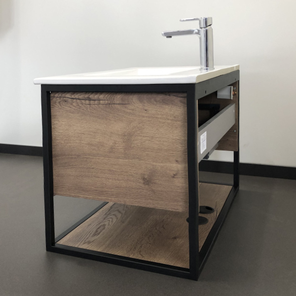 Приобрести сomforty тумба с раковиной бонн-75 дуб темный с раковиной