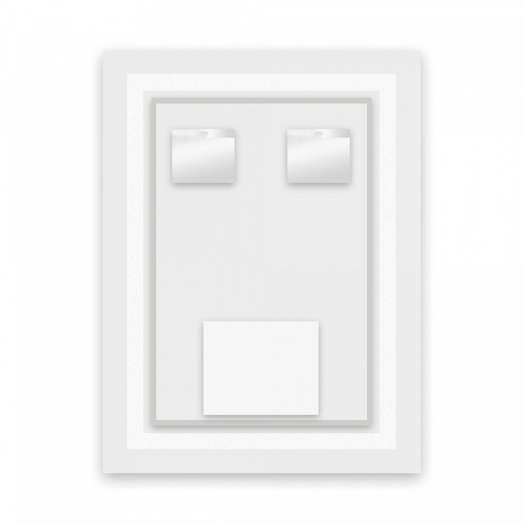 Приобрести azario зеркало 60х80 см, белый, сенсорный выключатель, диммер, az-z-046cs