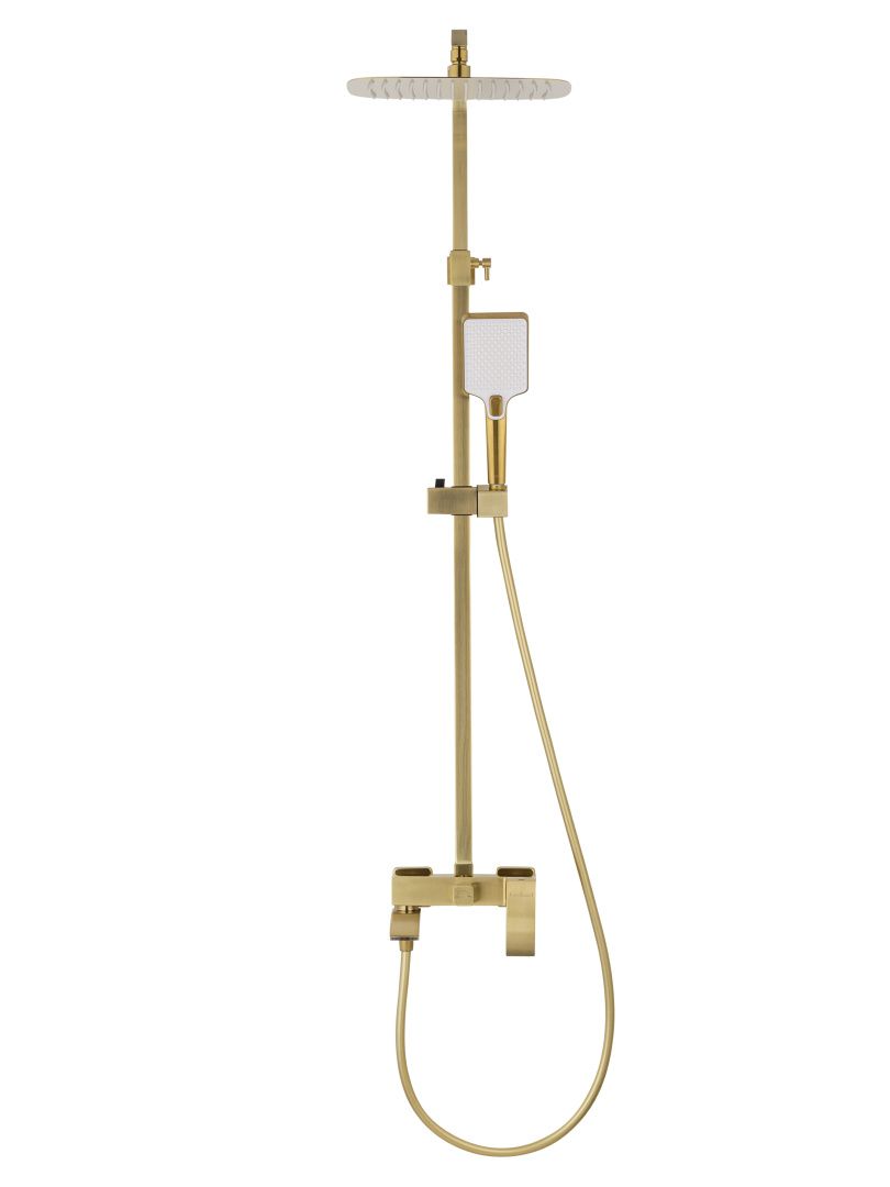 Приобрести душевая система wonzon & woghand fit, брашированное золото (ww-88739009-bg)