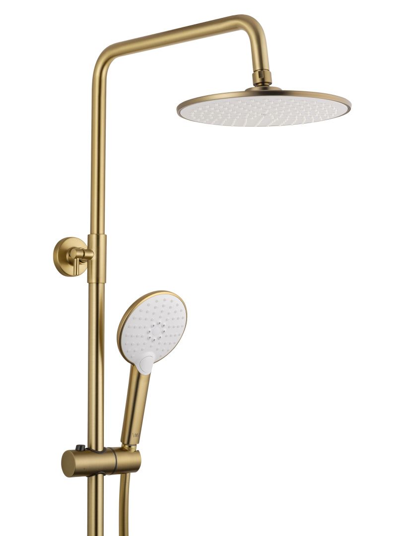 Приобрести душевая система wonzon & woghand click, брашированное золото (ww-n3s962-bg)