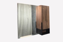 Сomforty Зеркало-шкаф "Штутгарт-90" дуб тёмно-коричневый