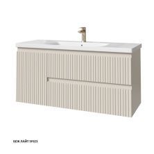 Caprigo Тумба с раковиной FORTE-Smalty TYPE 120 см, левая, светло бежевая