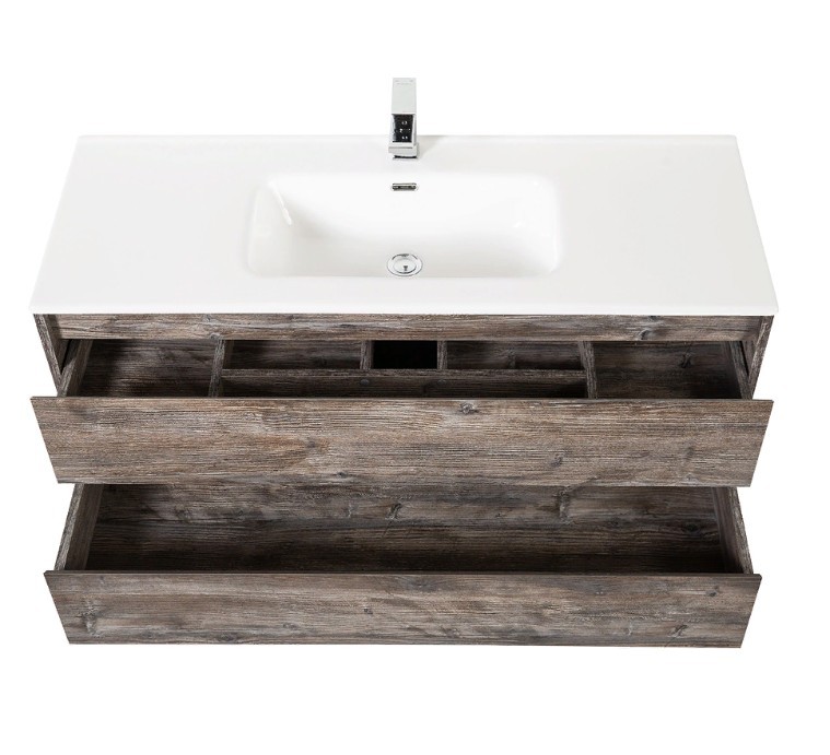 Приобрести тумба подвесная с раковиной belbagno kraft-1200-2c-so-pp 120 см, pino pasadena