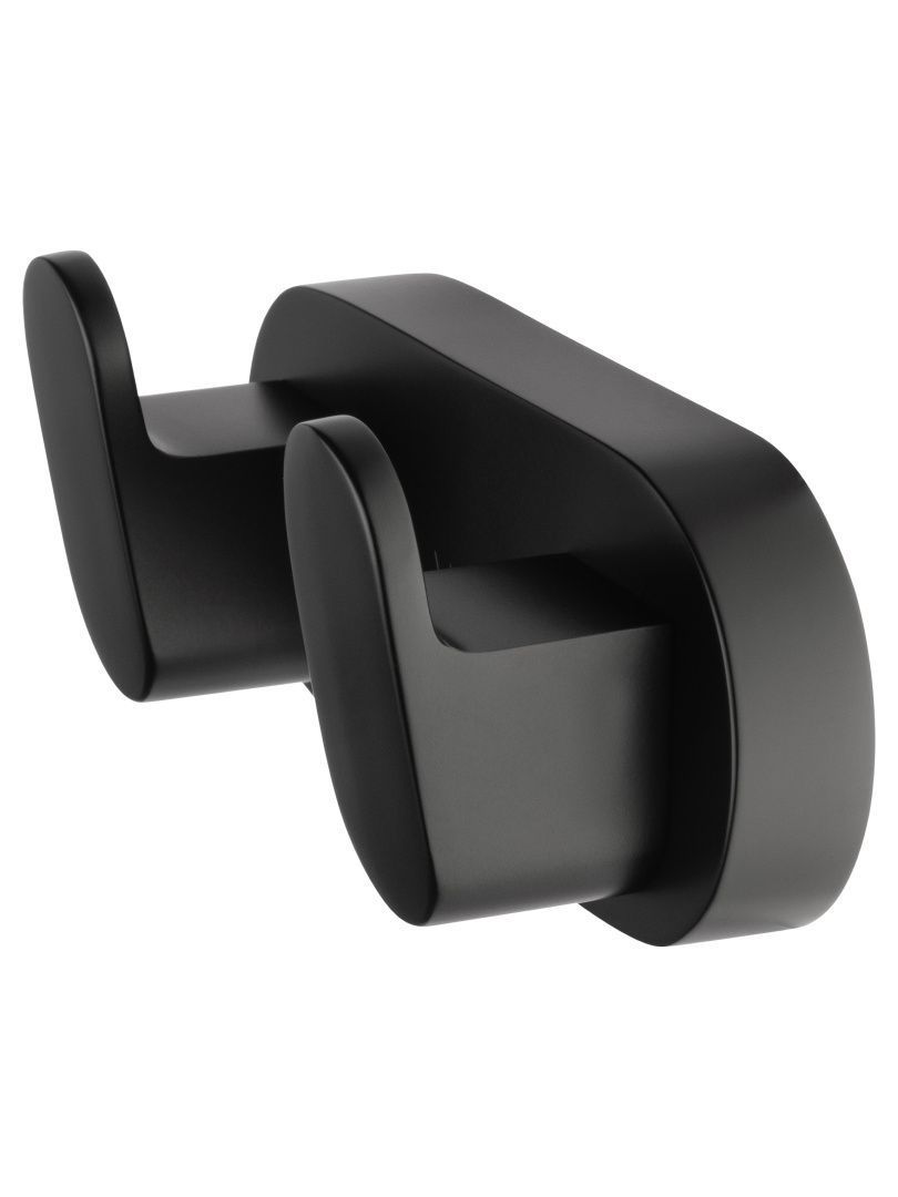 Приобрести двойной крючок для ванной wonzon & woghand carbon, черный (ww-7725)