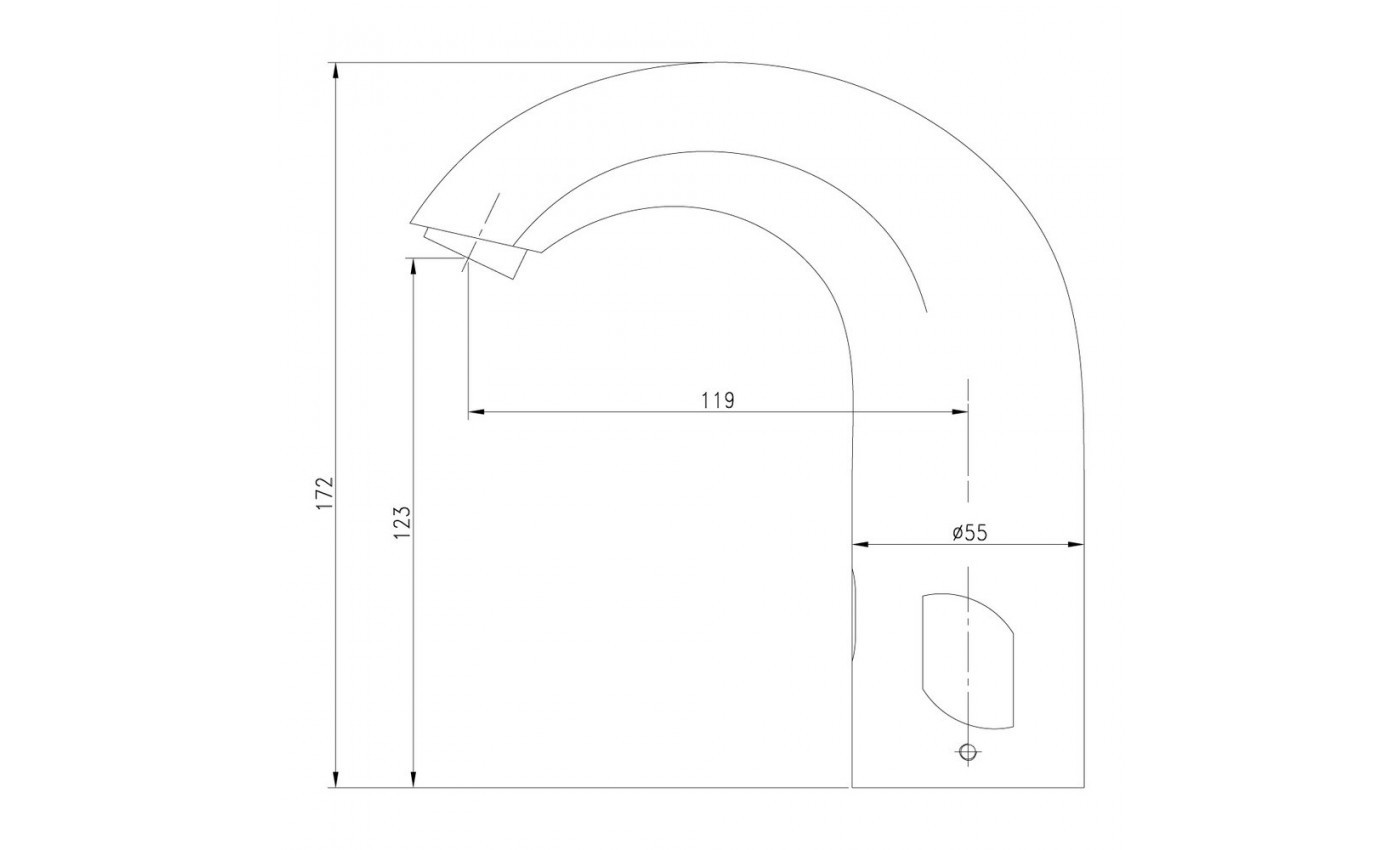 Приобрести lemark смеситель для раковины project, сенсорный, хром lm4656ce