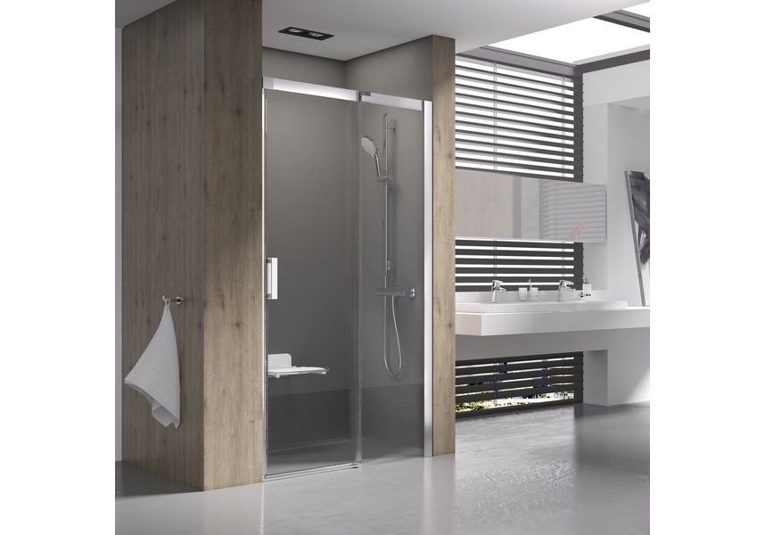 Приобрести дверь душевая ravak matrix msd2 110 см 0wpd0100z1 r белый/прозрачное