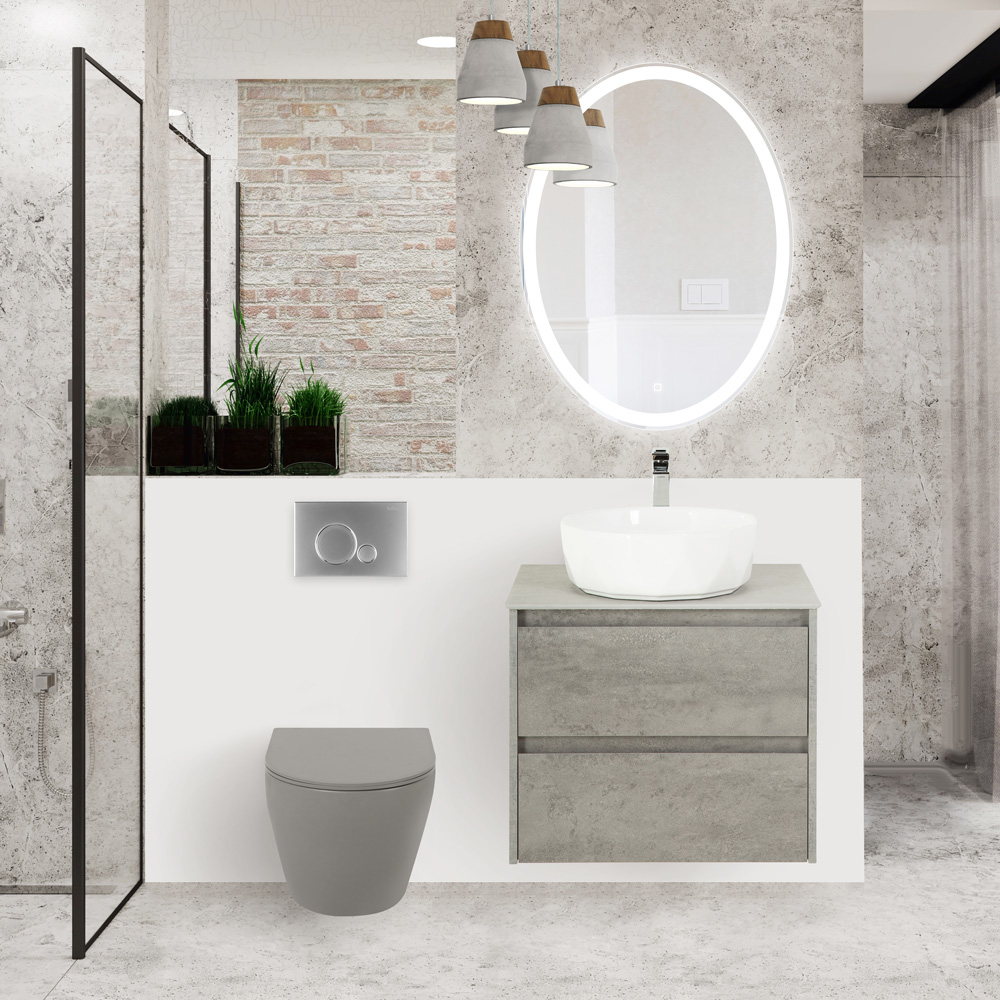 Приобрести belbagno унитаз безободковый подвесной colorato с сиденьем дюропласт, микролифт, серый bb062chr-gr/bb062sc-gr