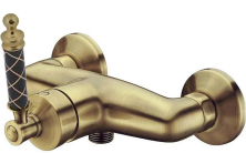 Boheme Смеситель для душа Vogue, бронза\черный 204-MR-B