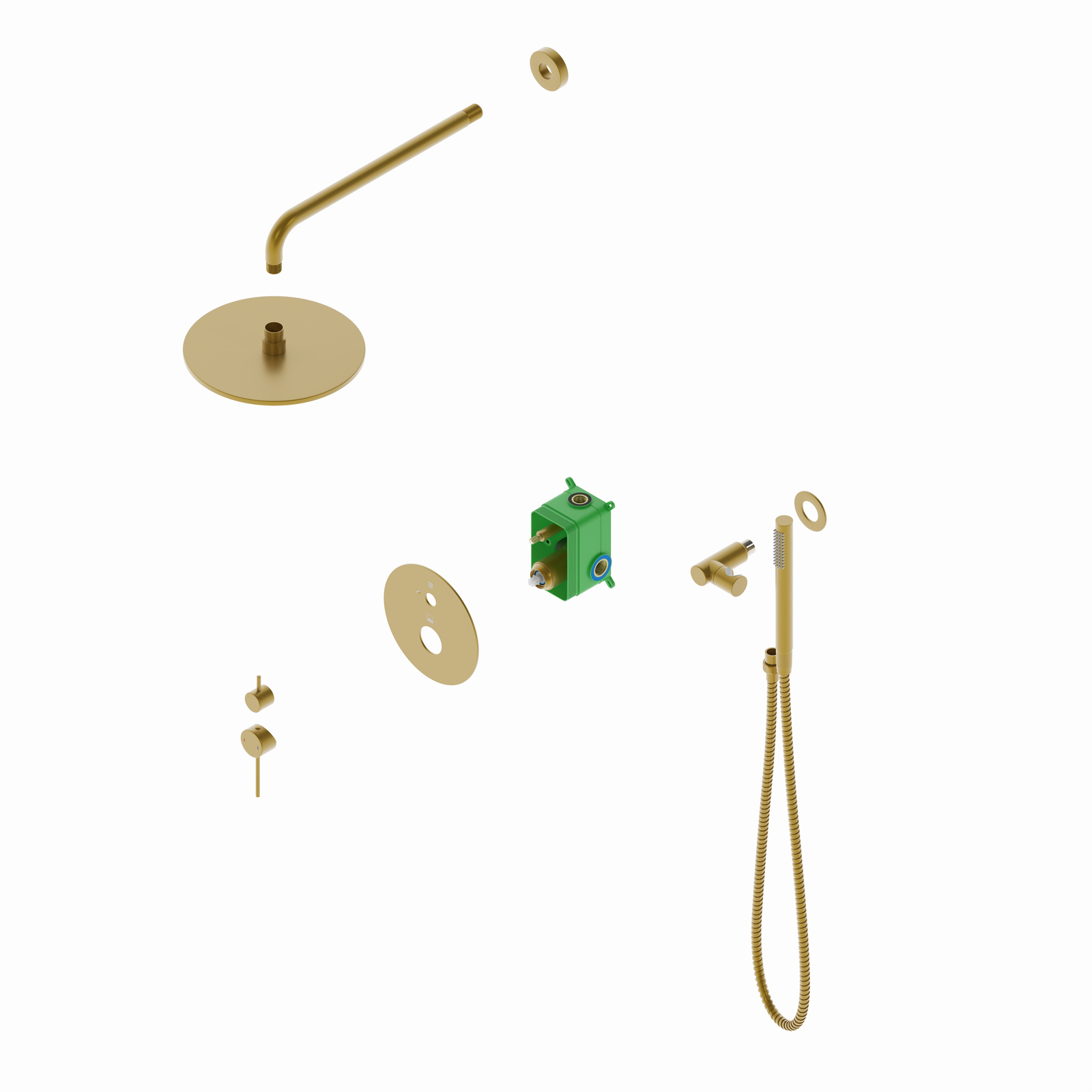 Приобрести душевая система встроенная timo saona sx-2369/17sm золото матовое