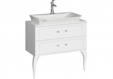Тумба напольная с раковиной Aqwella La Donna 85 см LAD0108W