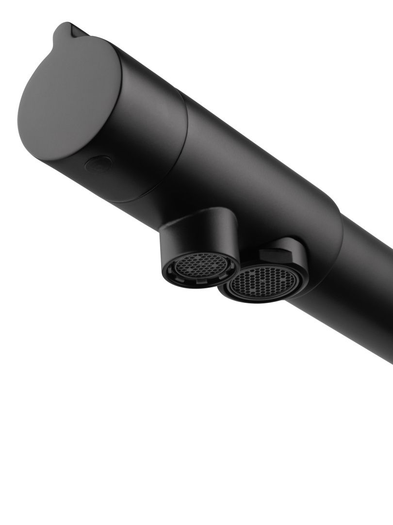 Приобрести смеситель для кухни c подключением фильтра wonzon & woghand, черный матовый (ww-88458008-mb)