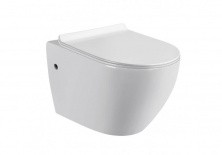 Подвесной унитаз безободковый Sole Pandora 2 с крышкой микролифт