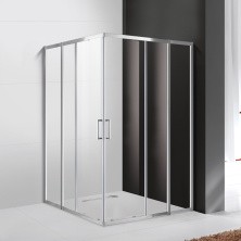 Cezares Душевое ограждение MOLVENO 130х130 см, хром MOLVENO-A-22-100+30-C-Cr-IV