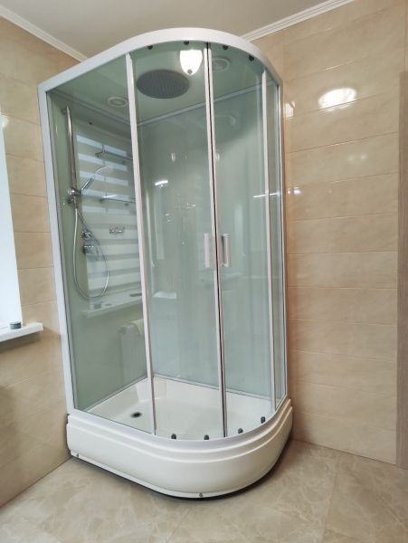 Приобрести frank душевая кабина f412/1l white средний поддон, левосторонняя