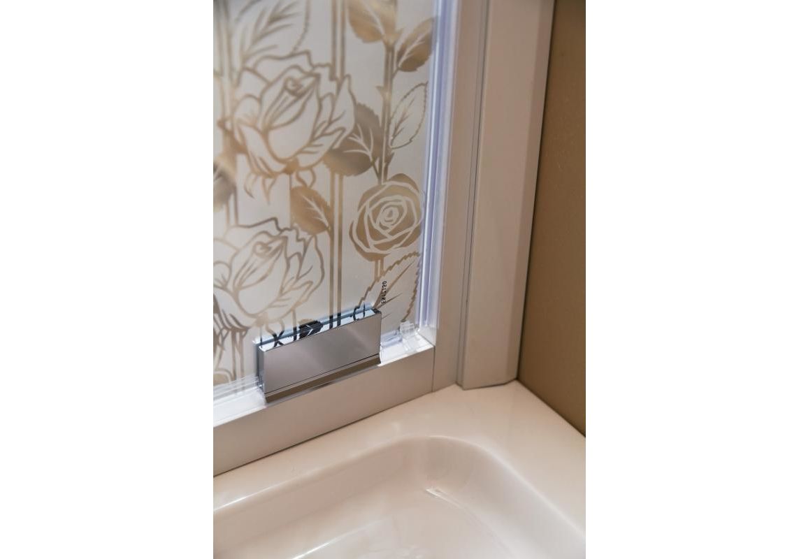 Приобрести дверь душевая belbagno unique 120-135 cм. хром/прозрачное