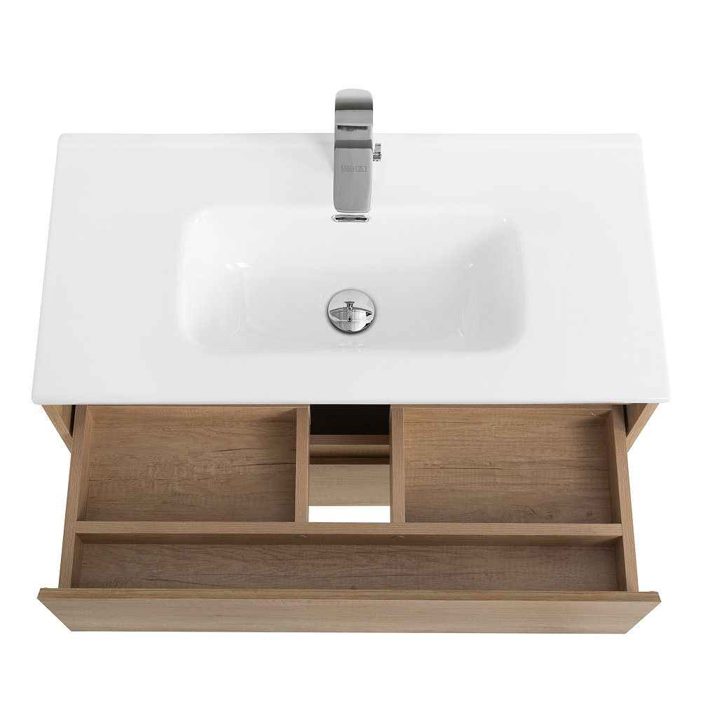 Приобрести belbagno тумба с раковиной kraft 39 80 см, подвесная rovere nebrasca nature, белая раковина