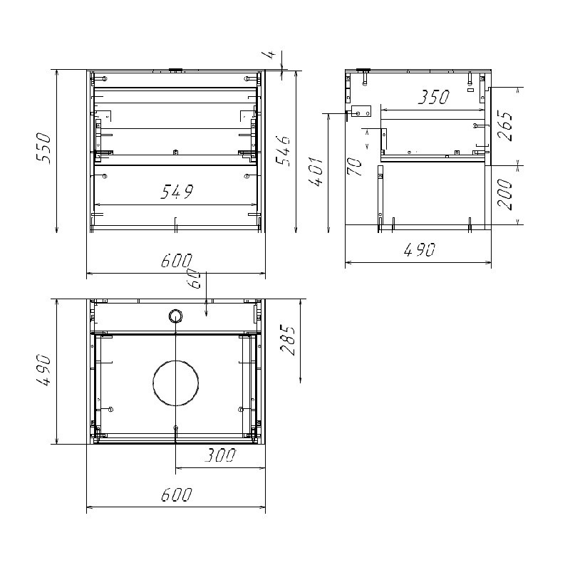 Приобрести тумба подвесная cersanit louna 60 со столешницей, белая
