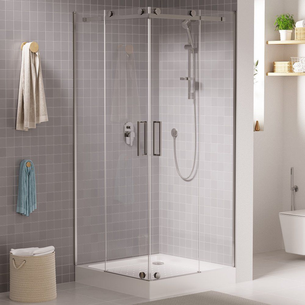 Приобрести grossman душевое ограждение cosmo 100х100 см, хром\прозрачное gr-1100