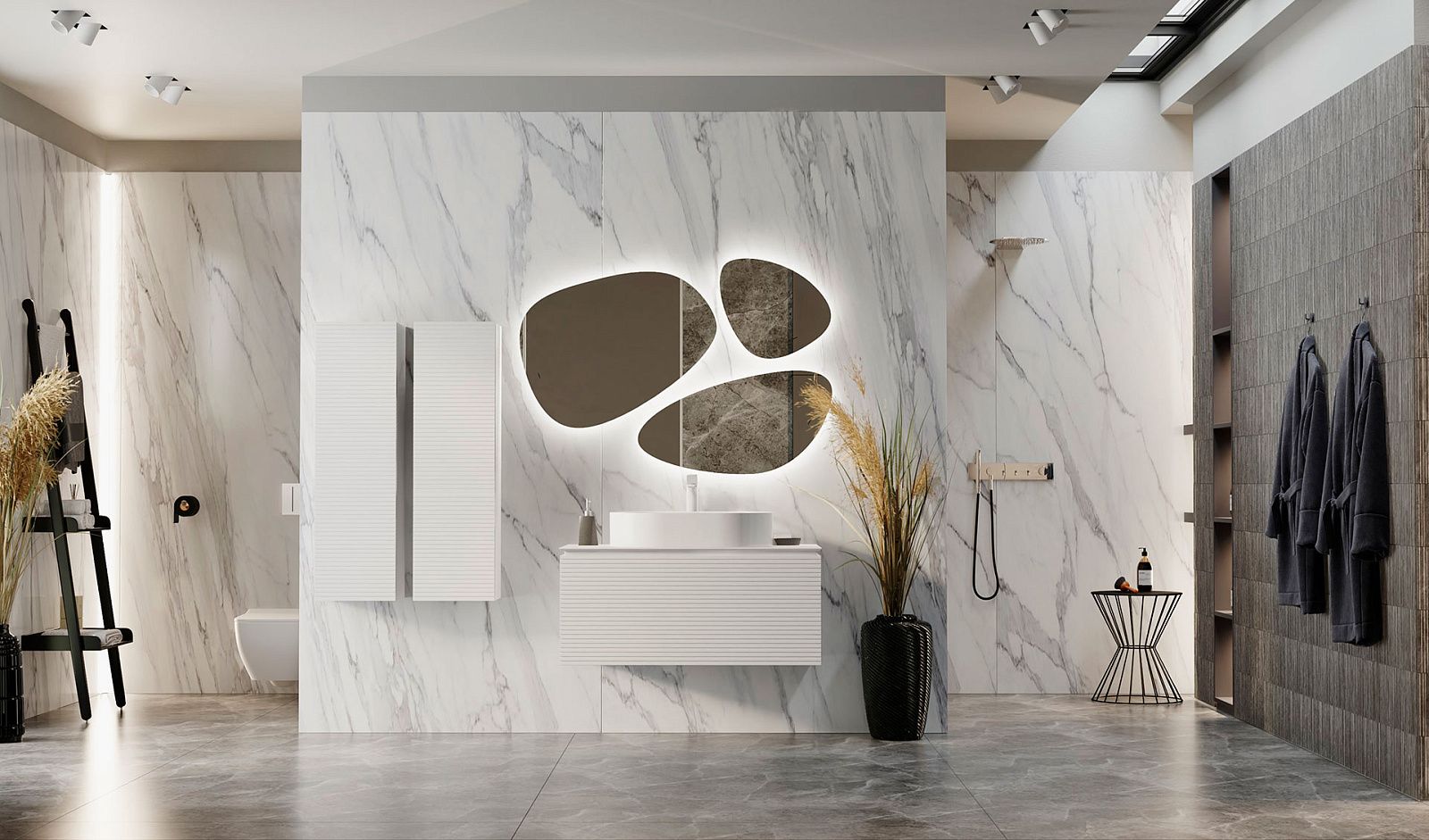 Приобрести jorno тумба подвесная stone 100 см со столешницей, белая